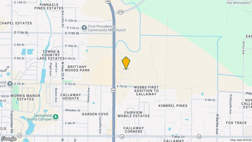 5940 Callaway Cir Map and Location Details