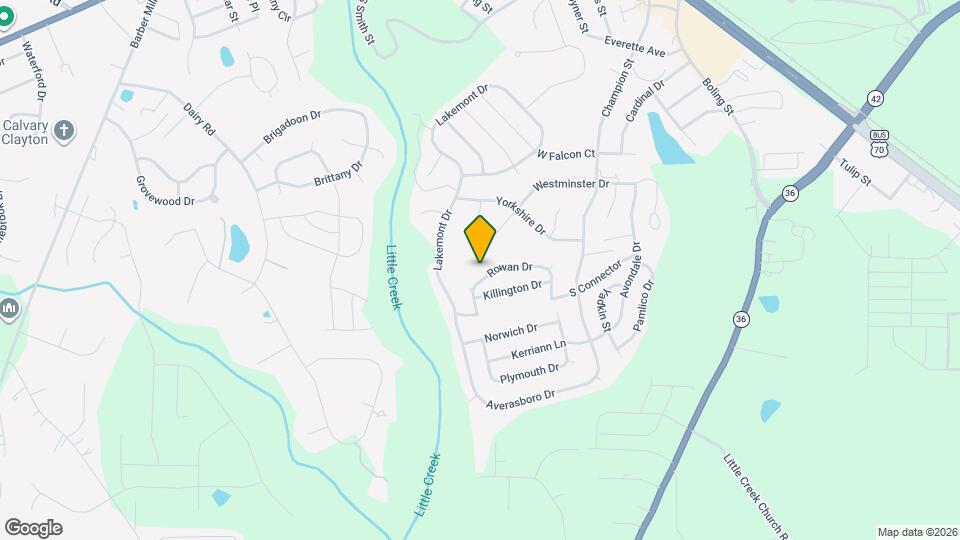 252 Rowan Dr Mapa y Detalles de la Ubicación