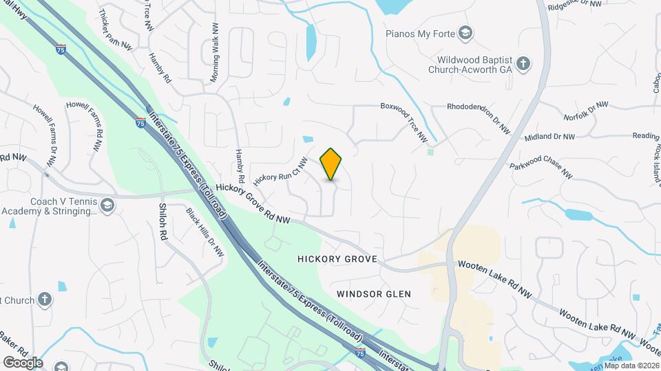 1819 Cres Hill Dr NW Map and Location Details