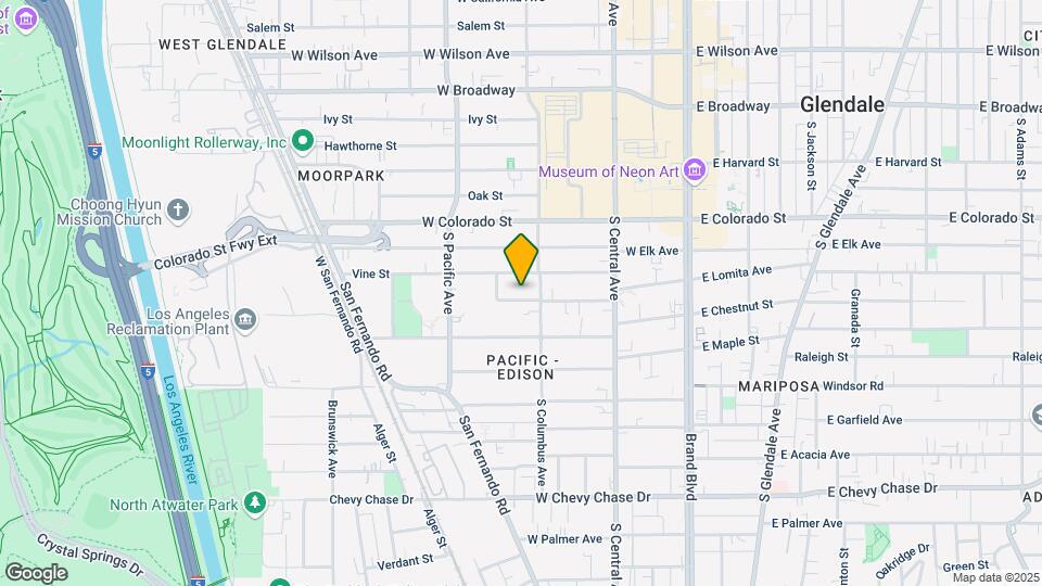 409 W Lomita Ave Map and Location Details