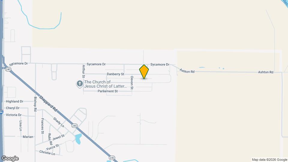 1413 Amherst St Map and Location Details