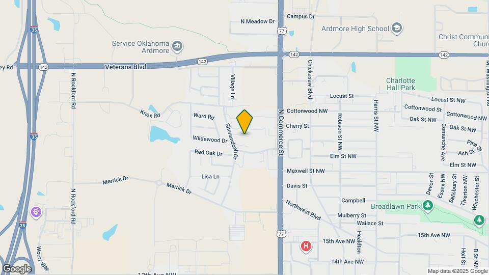 1425 N Stoneridge Manor Mapa y Detalles de la Ubicación
