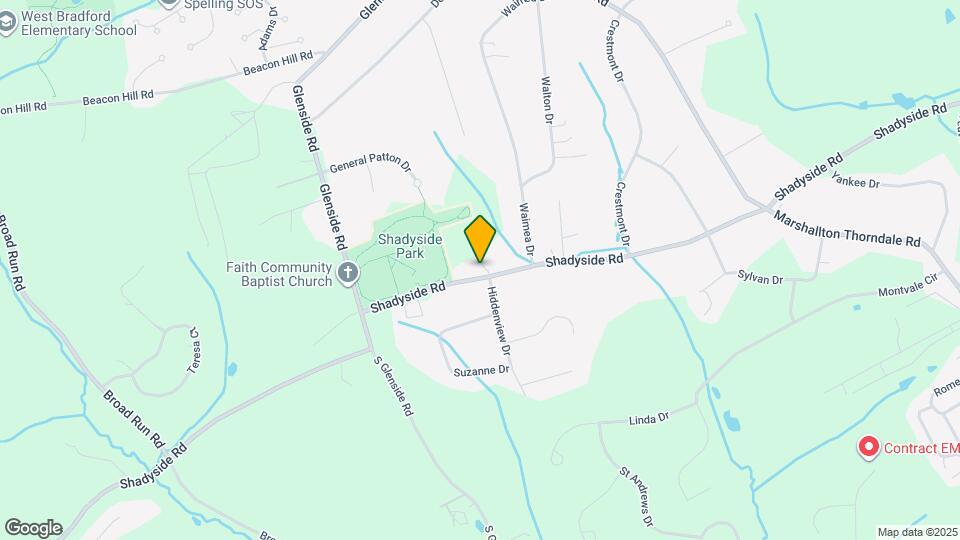 1611 Shadyside Rd Map and Location Details