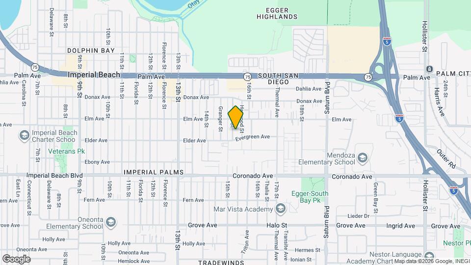 933 15th St Map and Location Details