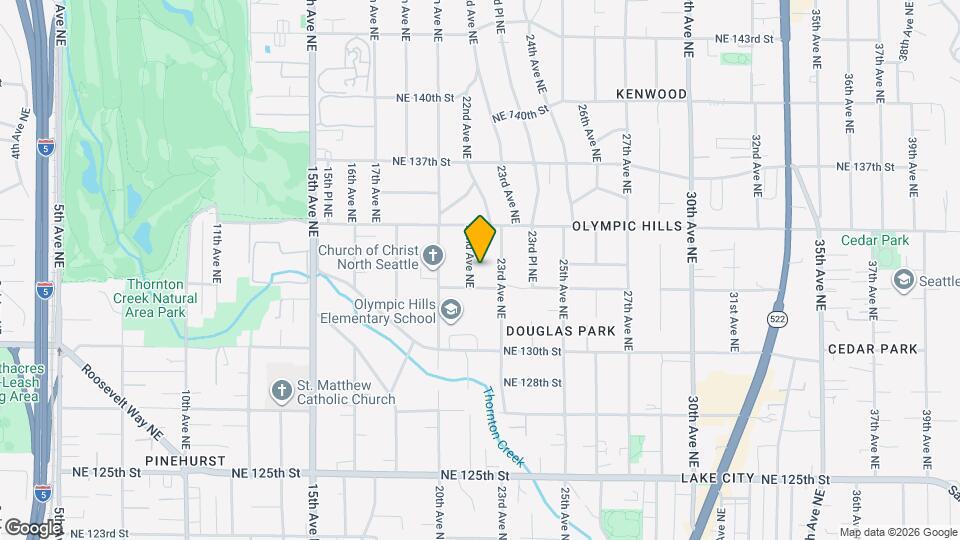 13316 22nd Ave NE Map and Location Details