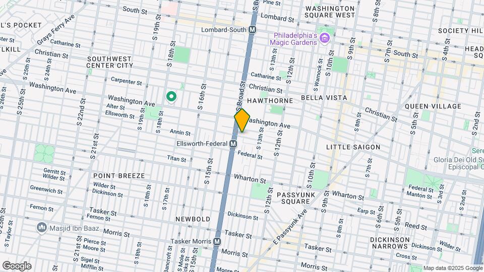 1349 Ellsworth St Map and Location Details