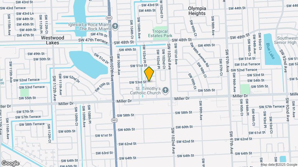 10330 SW 53rd St Map and Location Details