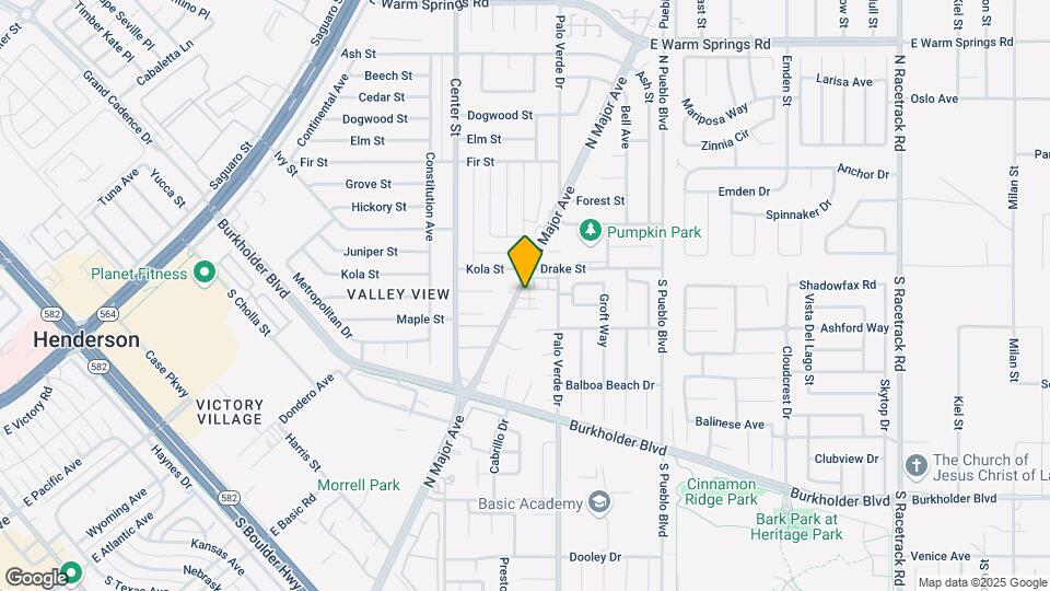 814 N Major Ave Map and Location Details