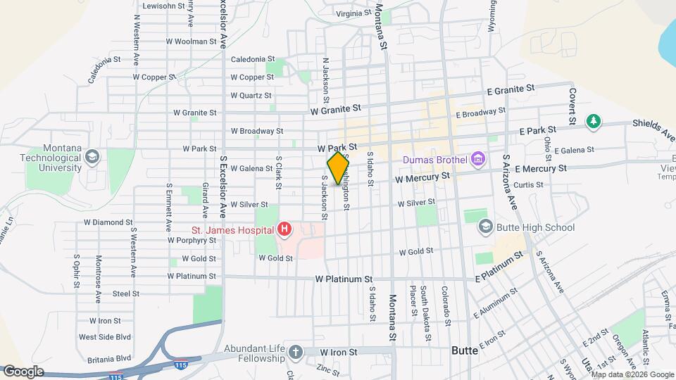 402 W Mercury St Map and Location Details