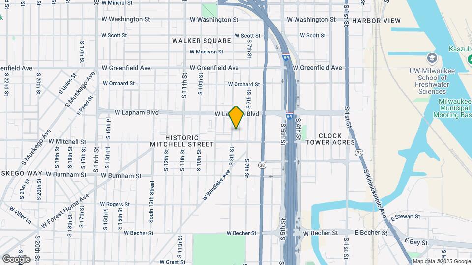 1656 S 8th St Map and Location Details
