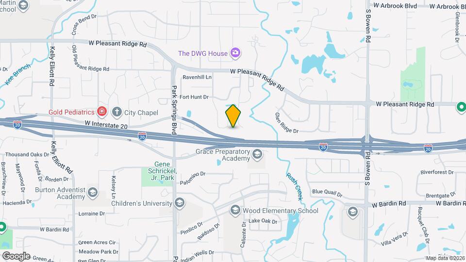 3505 Rush Springs Dr Map and Location Details