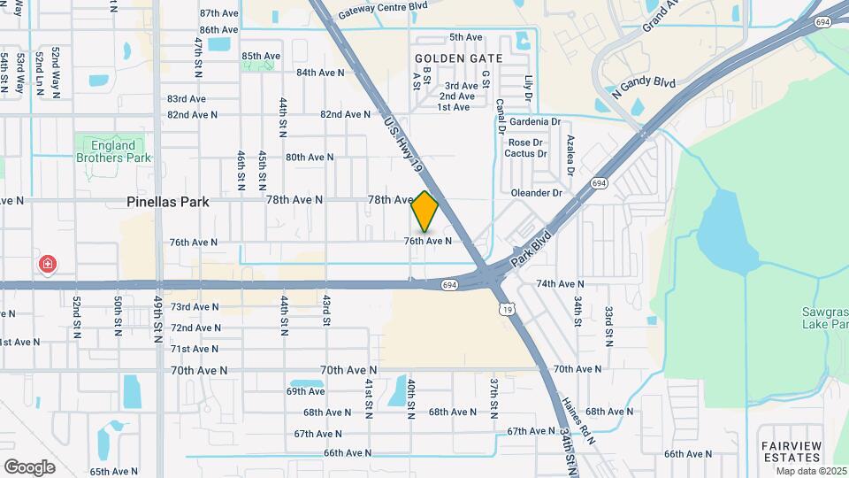 3920 78th Ave N Map and Location Details