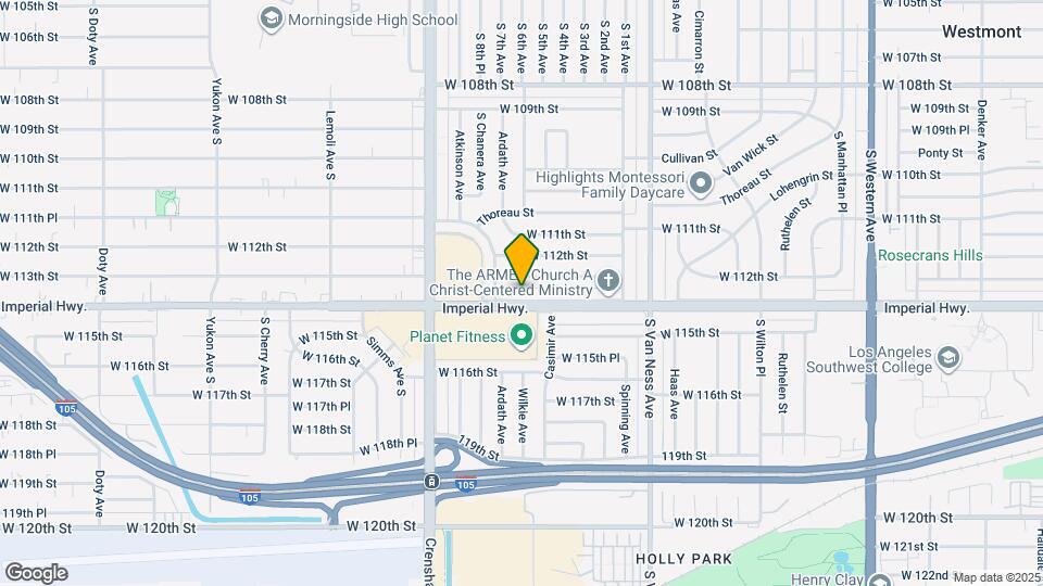 2613 W Imperial Hwy Map and Location Details