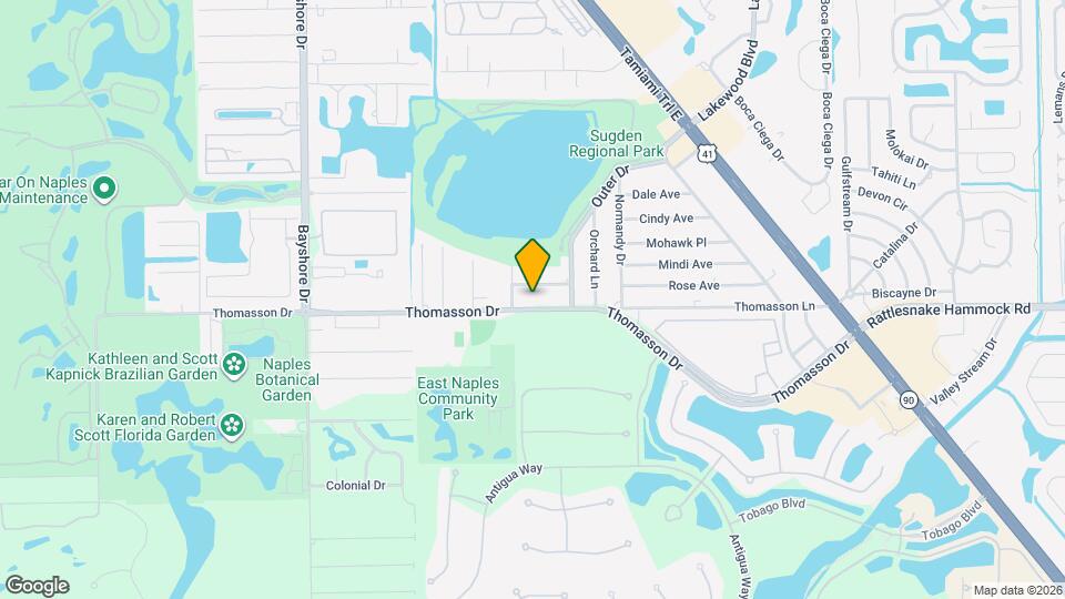 3561 Thomasson Dr Map and Location Details