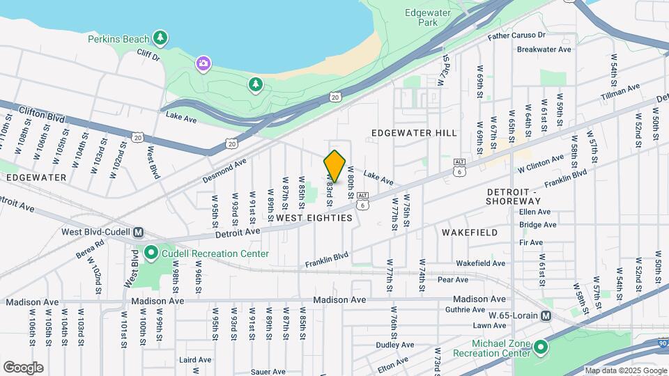 1351 W 83rd St Map and Location Details