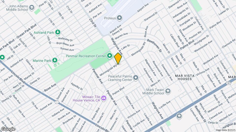 1348 Morningside Wy Map and Location Details