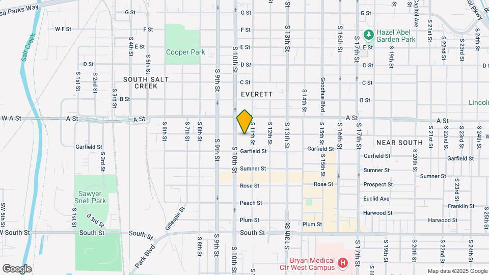 1027 Washington St Map and Location Details