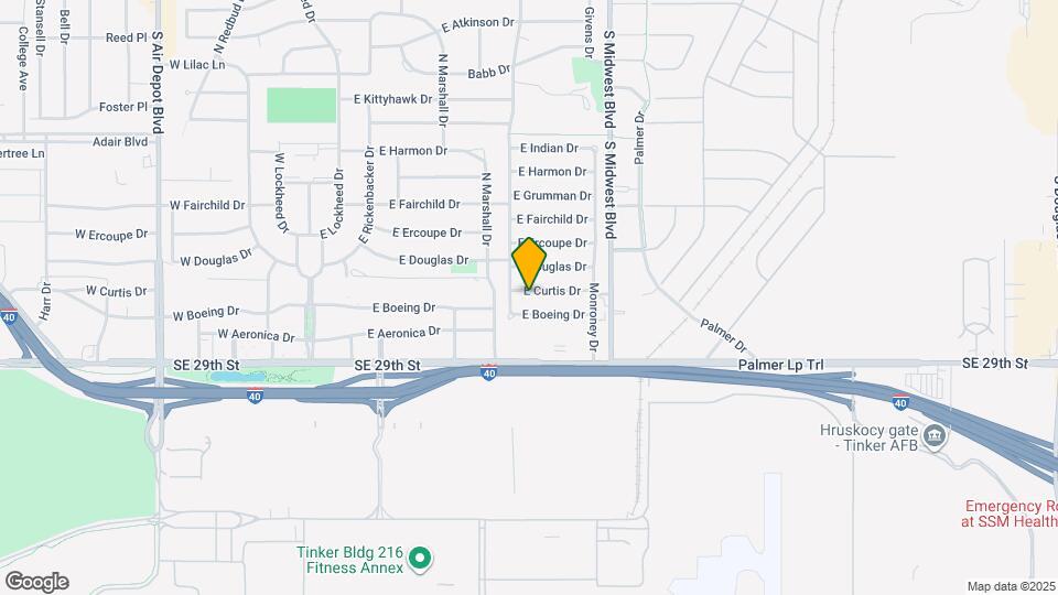 506 E Curtis Dr Map and Location Details