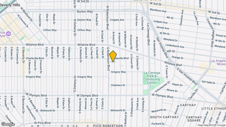 211 S Arnaz Dr Map and Location Details