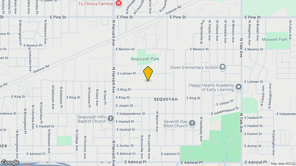 1047 N Louisville Ave Map and Location Details