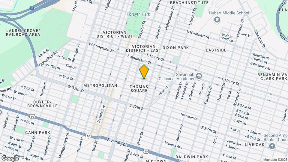 1704 Lincoln St, Unit 1704 Lincoln St Map and Location Details
