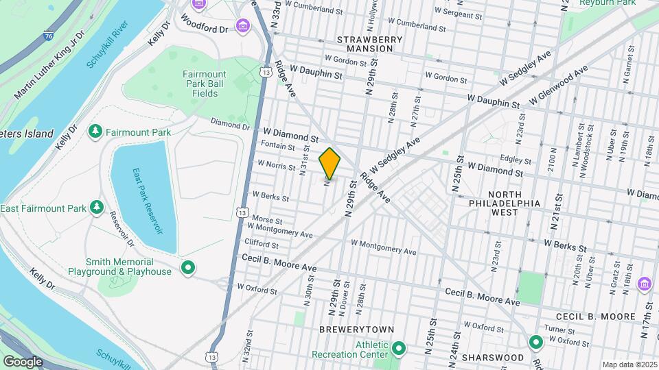 1947 N 30th St Map and Location Details