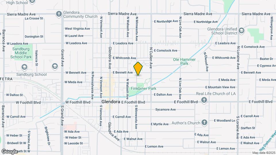 222 N Minnesota Ave, Glendora, CA 91741 Map and Location Details