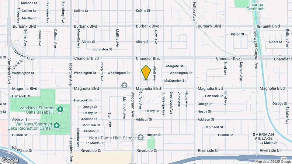 5227 Ventura Canyon Ave, Unit 3772 Map and Location Details