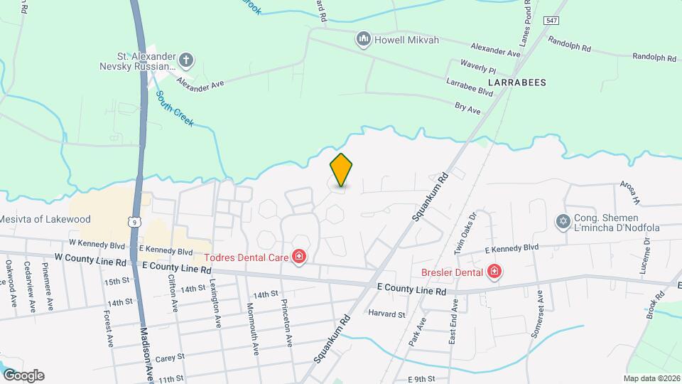 121 Governors Rd Map and Location Details