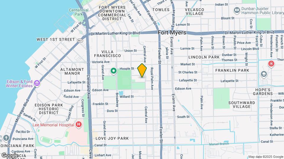 2361 Lafayette St Map and Location Details