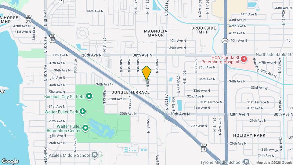 3410 73rd St N Map and Location Details