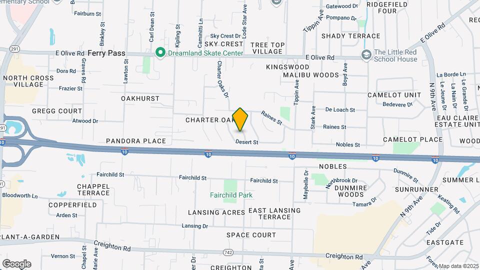 7663 Charter Oaks Dr Map and Location Details