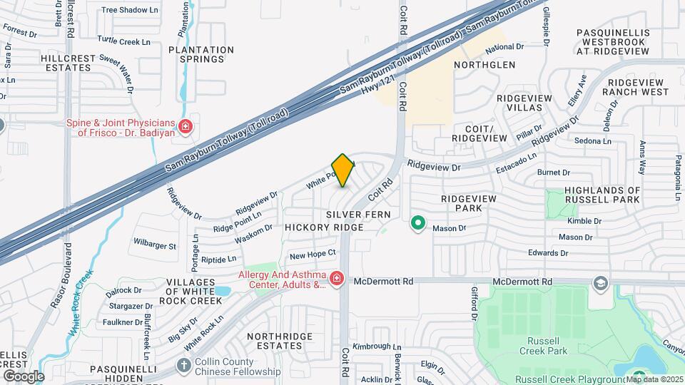 9312 Warm Springs Cir Map and Location Details