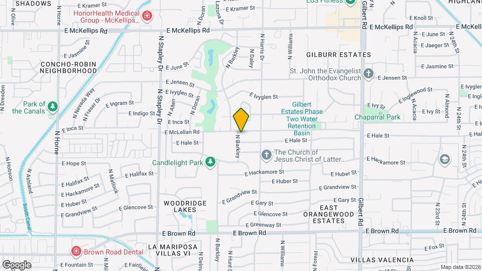 1517 E McLellan Rd Map and Location Details