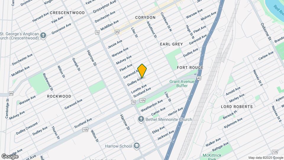 830 Dudley Av Map and Location Details