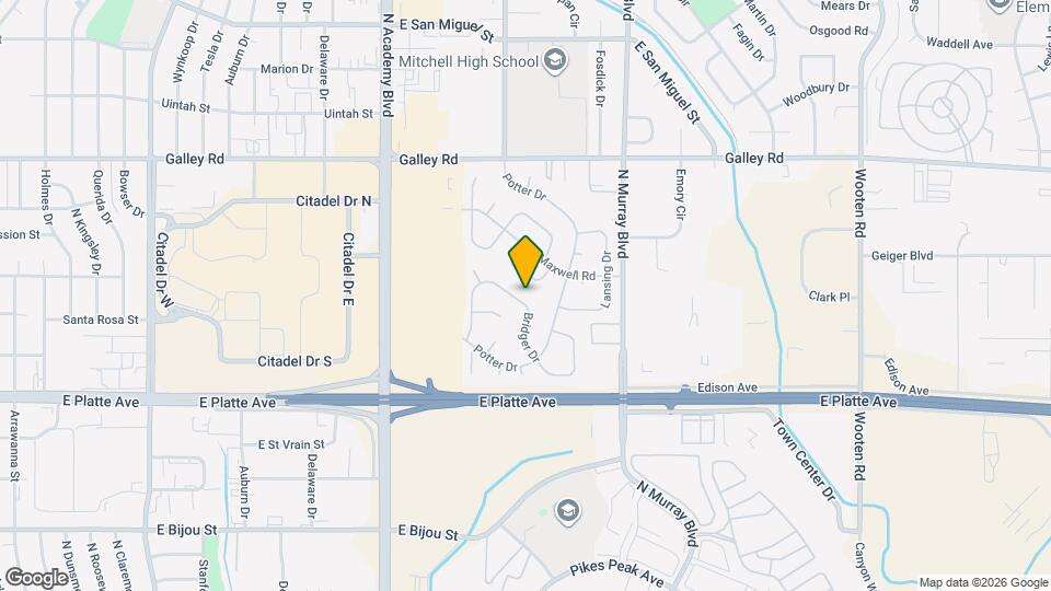 662 Bridger Dr Map and Location Details