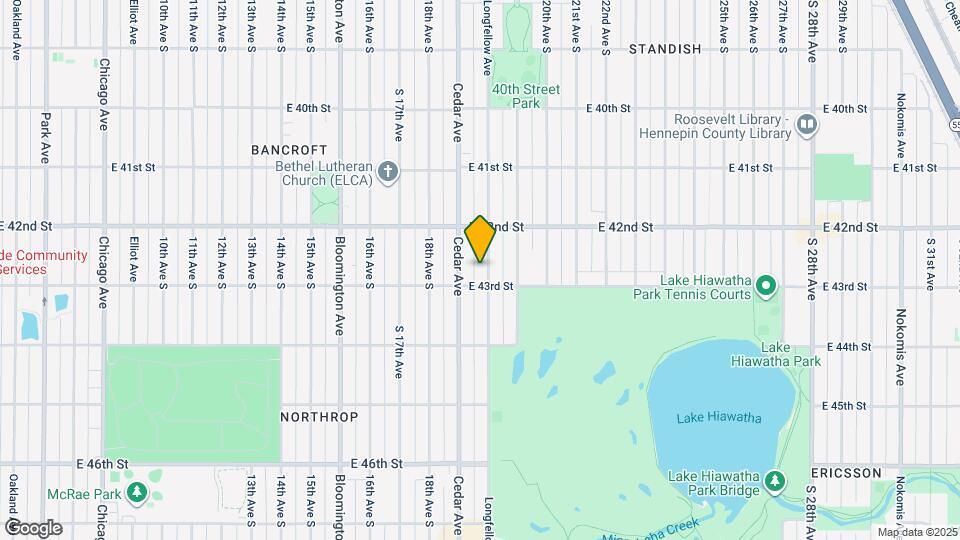 4244 Longfellow Ave Map and Location Details