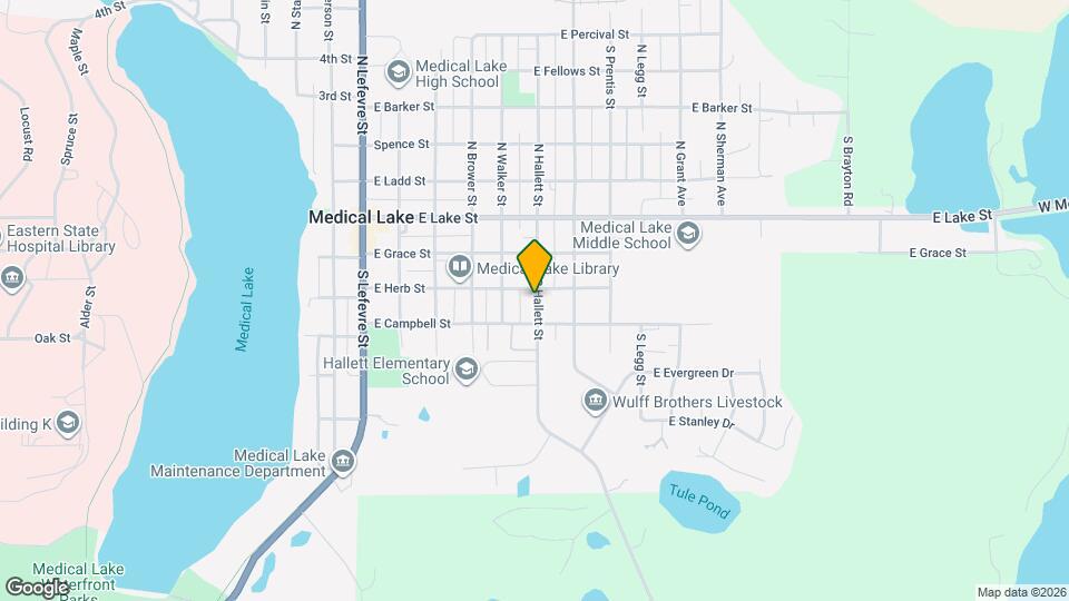 316 S Hallett St Map and Location Details