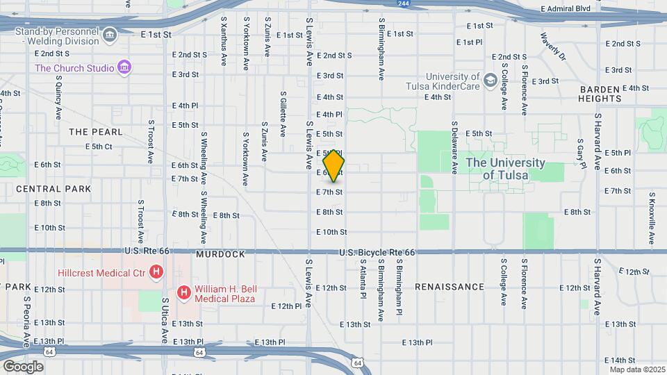 2433 E 7th St Map and Location Details
