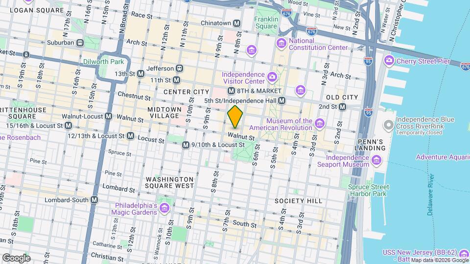 713 Walnut St Map and Location Details