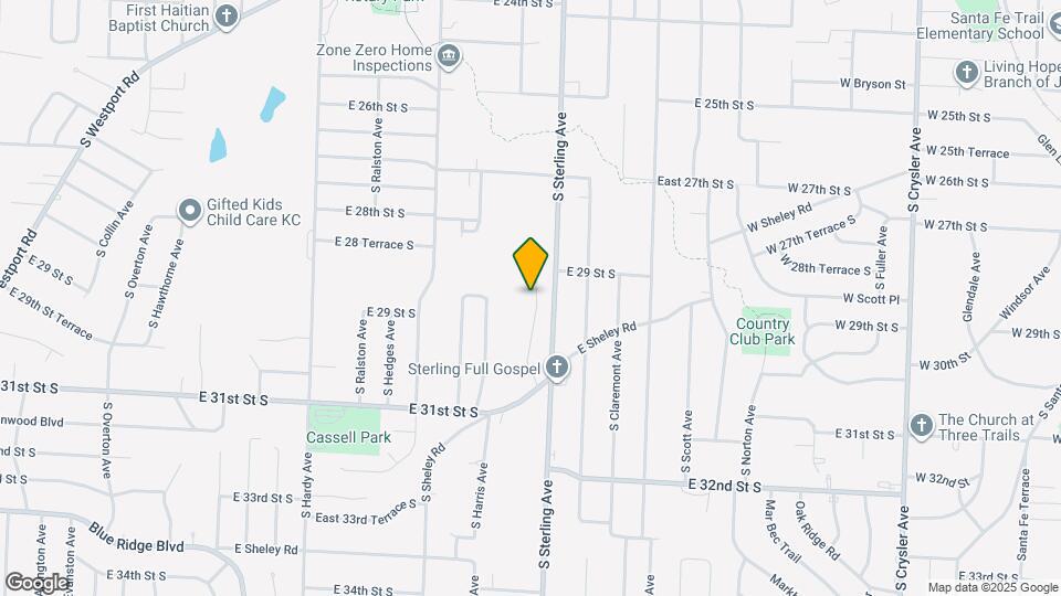 2908 S Harvard Ave Map and Location Details