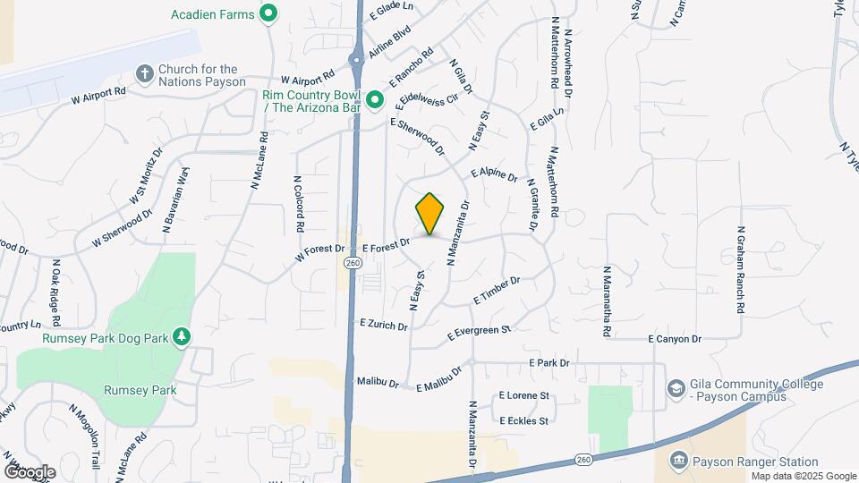 305 E Forest Dr Map and Location Details