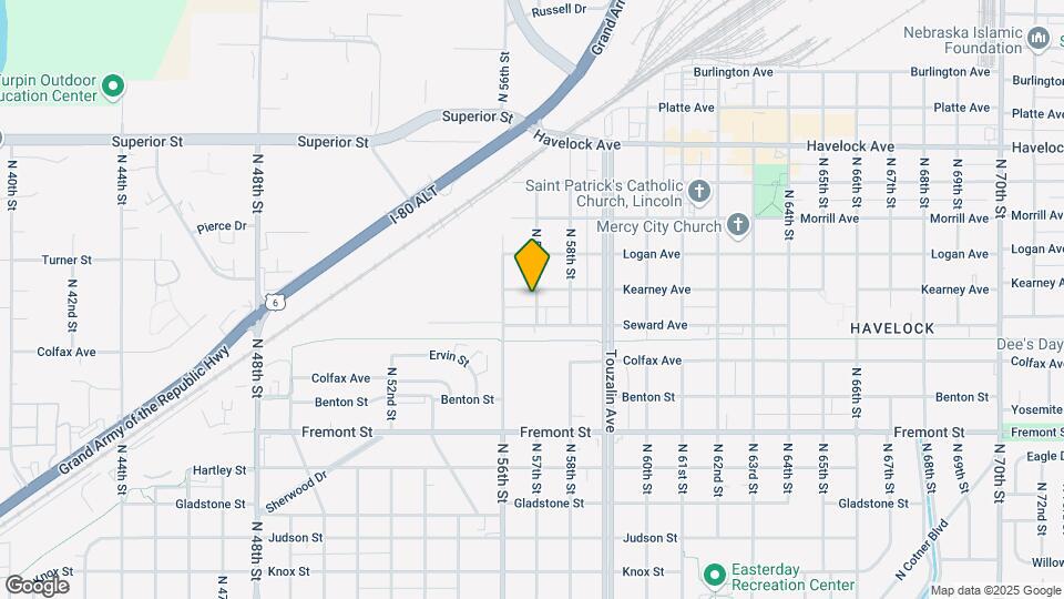 5645 Kearney Ave Map and Location Details