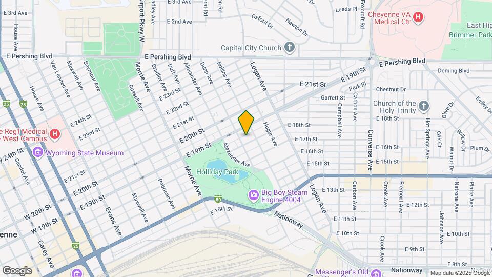 1406 E 18th St Map and Location Details