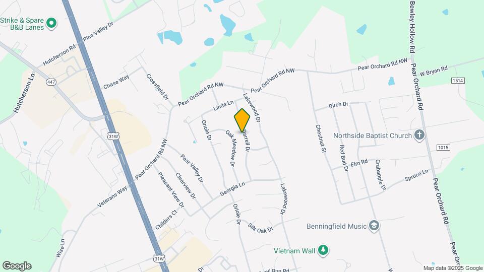 215 Darrell Dr Map and Location Details