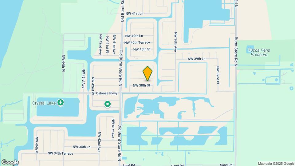 3809 NW 38th St Map and Location Details