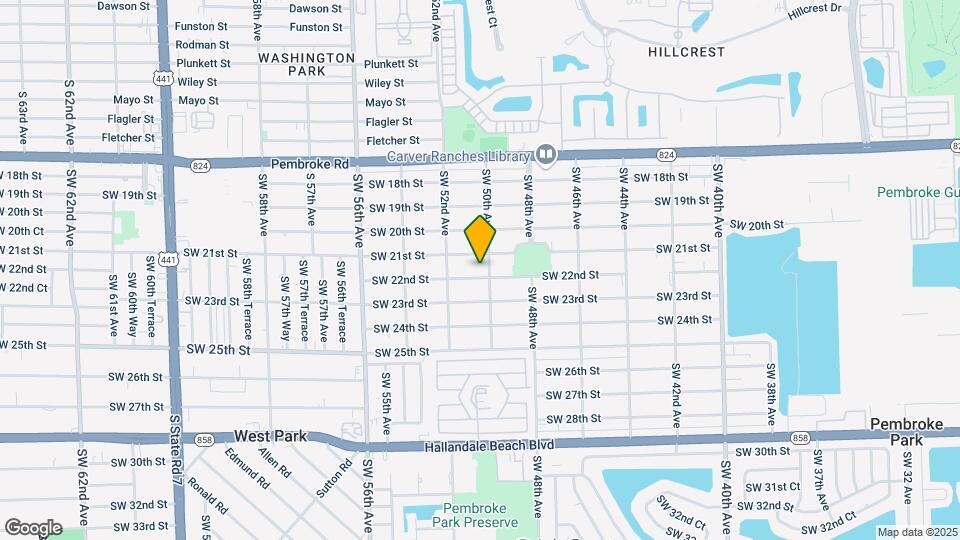 5013 SW 22nd St Mapa y Detalles de la Ubicación