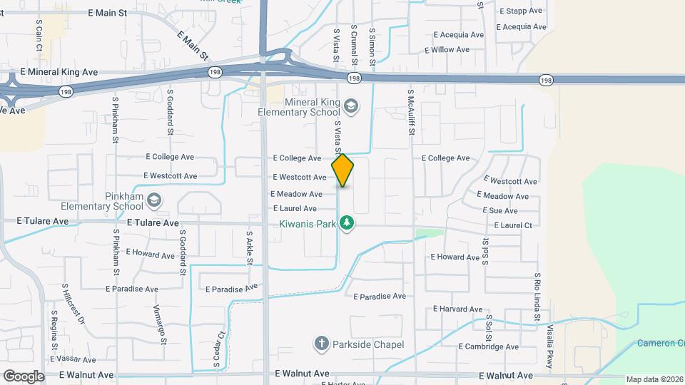 1030 S Vista St Map and Location Details
