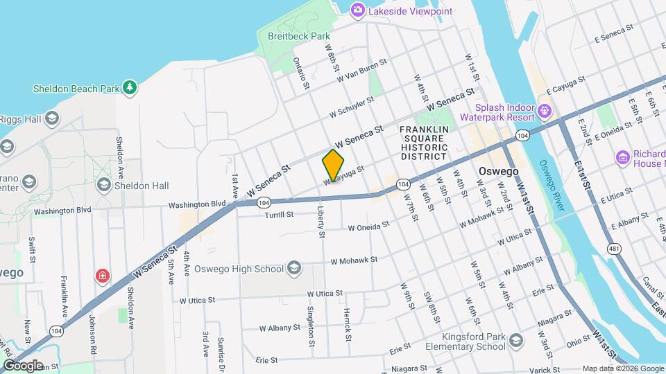 138 W Cayuga St Mapa y Detalles de la Ubicación