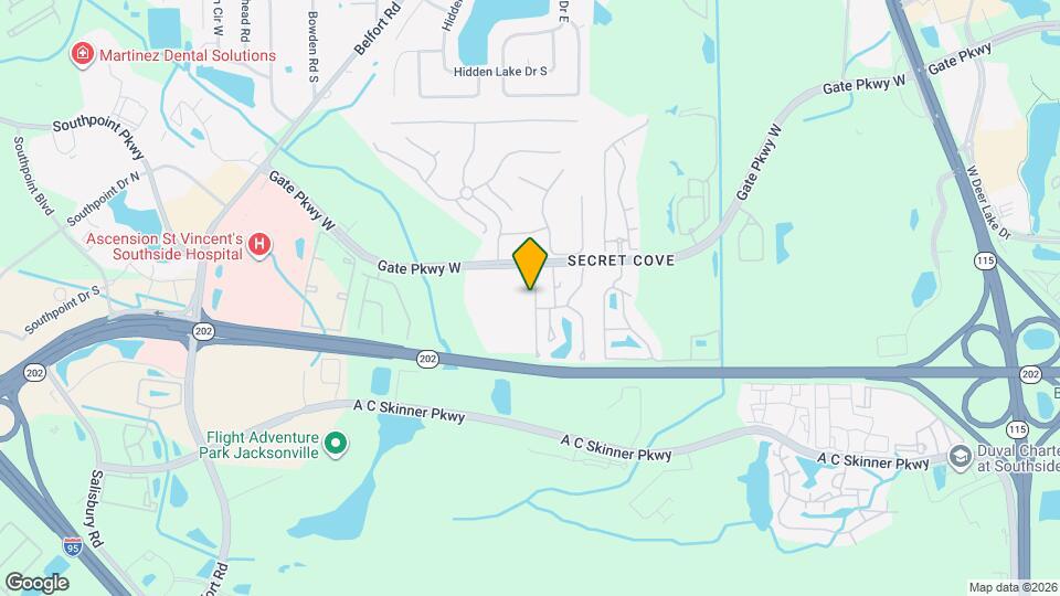 4134 Crownwood Dr Map and Location Details